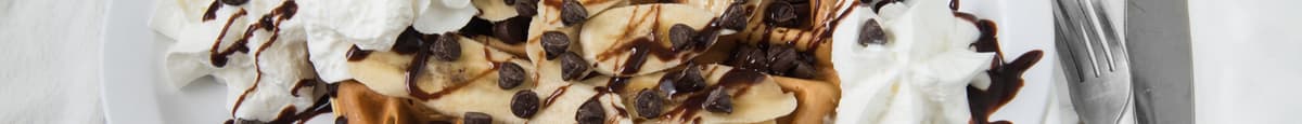 Chocolate N' Banana Waffle