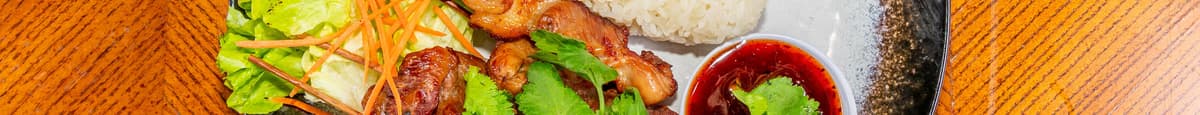 Thai BBQ Pork Skewers with Sticky Rice