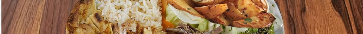 Doner mixte poulet et viande / Mixed Chicken and Meat Doner