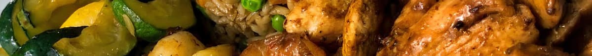 H13. Hibachi Chicken Steak and Shrimp