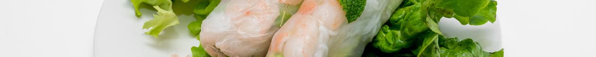 2. Goi Cuón (2 Pieces) / Spring Rolls with Pork and Shrimps