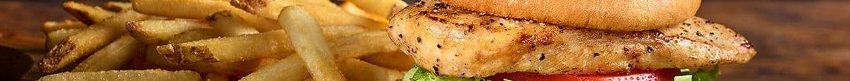 Blackened Grilled Chicken Sandwich with choice of side