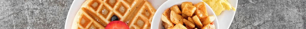 Waffle and Eggs