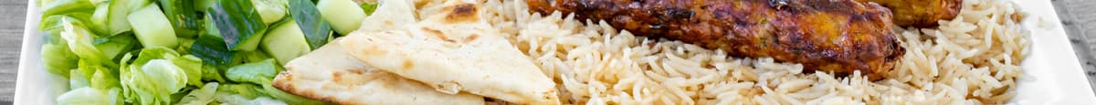 Kofta Kabob over Rice