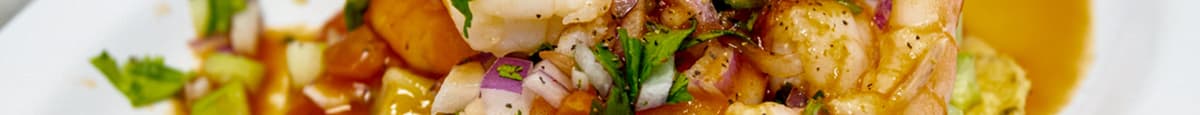 Tostada Camarón Cocido / Cooked Shrimp