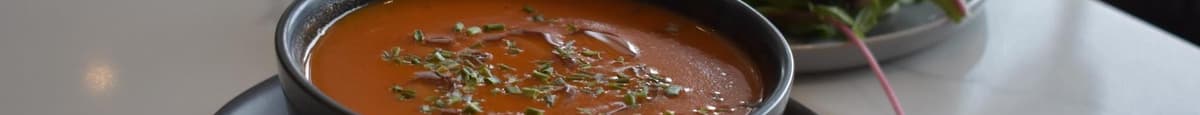 Veggie Coconut Curry Soup /Salad&Toast