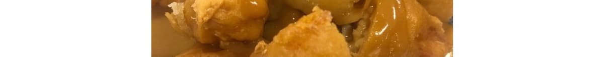 Deep Fried Almond Chicken with Gravy (Chicken Breast)