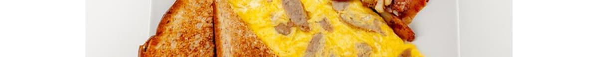 Sausage and Cheese Omelet
