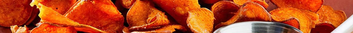 Dry Rubbed Sweet Potato Chips (V) - Share