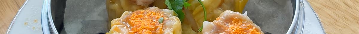 Shrimp & Pork Shumai (4)  蟹仔鲜虾烧麦