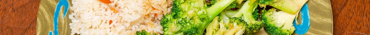 21. Teriyaki Salmon with Broccoli