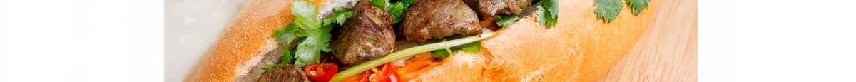 Vietnamese Lemongrass Beef Roll