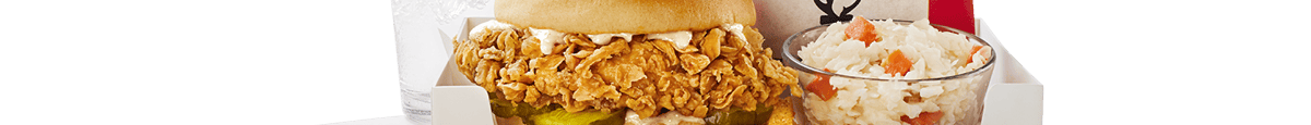 Famous Chicken Chicken Sandwich Box Meal