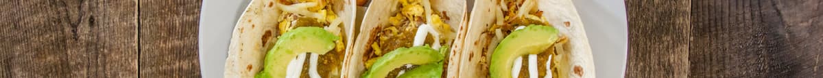 Carnitas n’ Eggs Tacos
