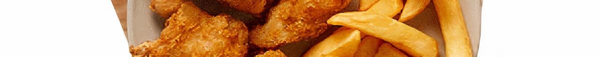 Nuggets de poulet (7 mcx) et frites / Chicken Nuggets (7 pcs) and French Fries