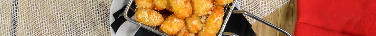 Beer-battered & Fried Garlic Cheese Curds