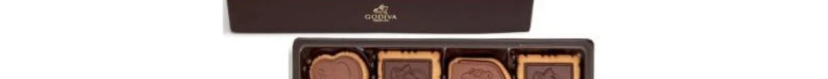 GODIVA Assorted Chocolate Biscuit Gift Box (20 count)