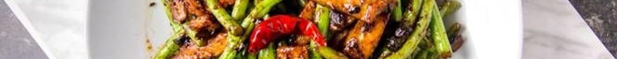 63. Stir-Fried Green Bean with Soy Chop