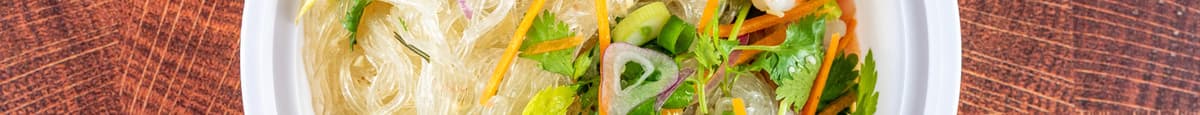 Silver Thread Noodle Salad with Shrimp 