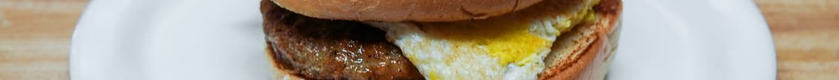 2. Breakfast Sandwich (Egg, Cheese, & Meat on English Muffin)