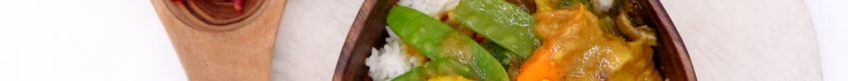 Curry Vegetable Rice Bowl (hot)
