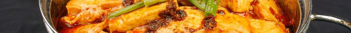 Grilled Sliced Chiba Tofu / 铁板千叶豆腐