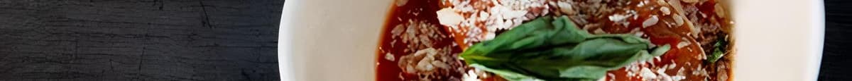 Boulettes de viande et sauce tomate maison / Meatballs with Homemade Tomato Sauce