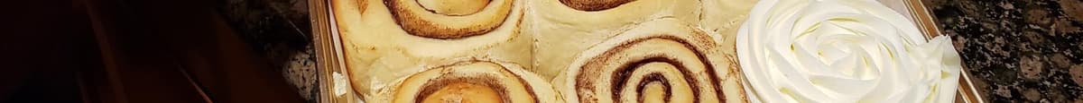 Jo's "Almost Word-Famous Cinnamon Rolls". These are available on Fridays and Saturdays only!