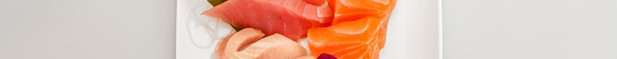 Sashimi 222 Tuna Salmon & Yellowtail Sashimi