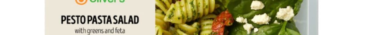Oliver's Pesto Pasta Salad with Greens & Feta 300g