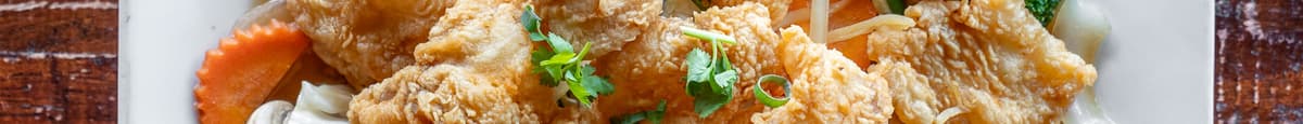 Crispy Fish with Ginger Sauce