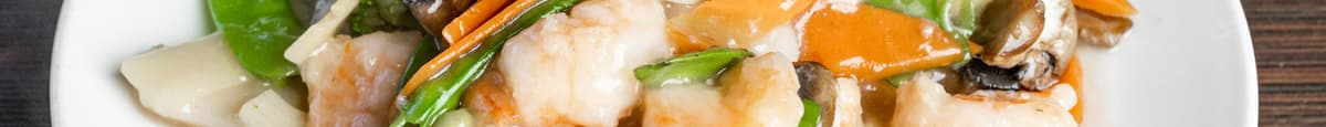 D4. Steamed Shrimp with Vegetable