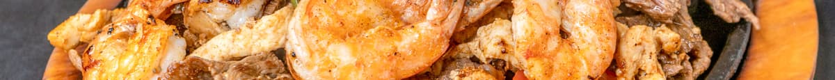 2. Pollo, Res y Camarones / 2. Chicken, Beef and Shrimp