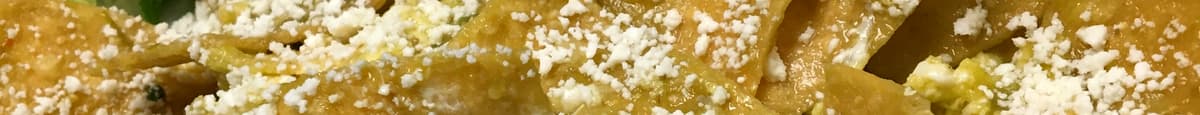 3. Chilaquiles with Eggs