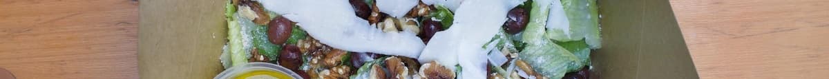 Organic Romaine, Walnut, Shaved Pecorino & Nicoise olives