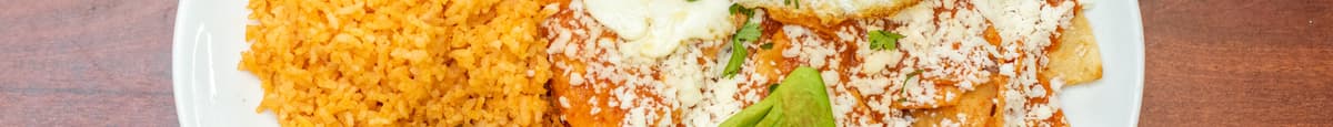 Chilaquiles con Huevo / Chilaquiles with Egg