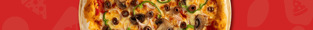 No Meat Zone | Veggie Pizza 14"