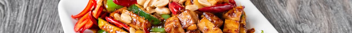 Kung Pao Meatless Chicken Lunch Special