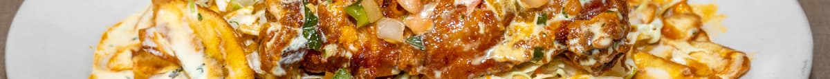 Fajitas Mixtas de Pollo, Camarón y Carne de Res / Chicken, Shrimp & Steak Mixed Fajitas