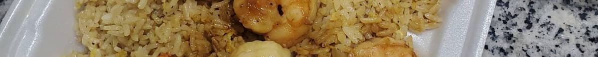 large shrimp fried rice