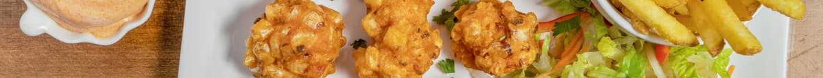 Lime Flavored Corn Fritters