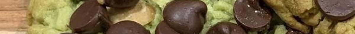 Matcha Cashew Chocolate Cookie