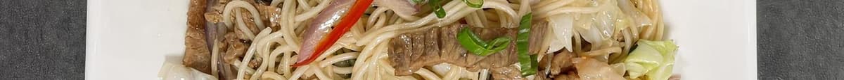 Shrimp,Beef, And Vegetable Stir-Fry With Noodle/什锦炒面
