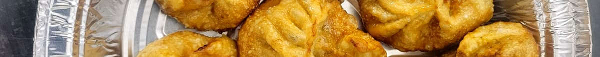 Fried Mo Mo (chicken dumplings)