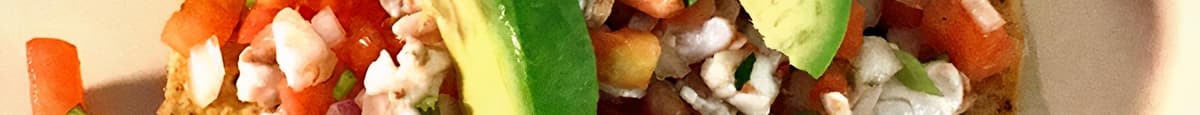 1 - Shrimp Ceviche Tostada