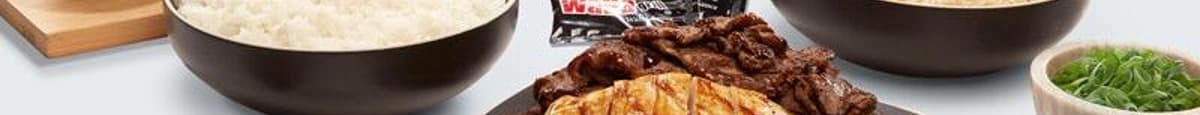 White Meat Chicken & Rib-Eye Steak Family Meal
