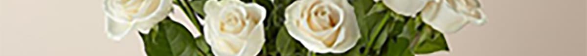 Long Stem White Rose Bouquet
