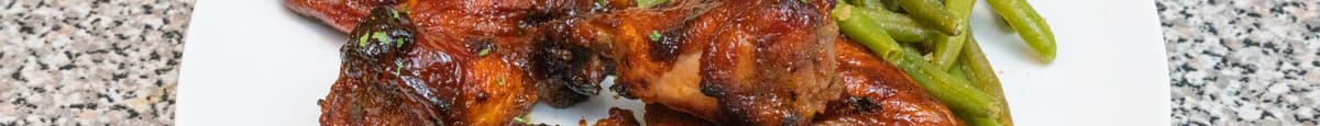 Oven Roasted Honey Barbecue Chicken Dinner 