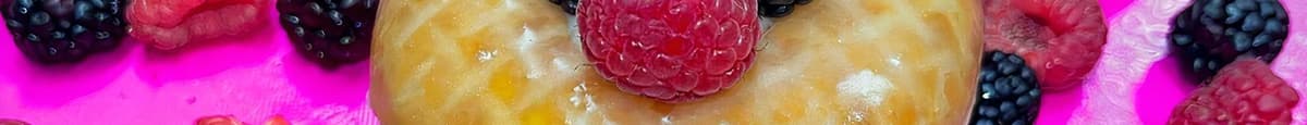 Custard & Berries Donut