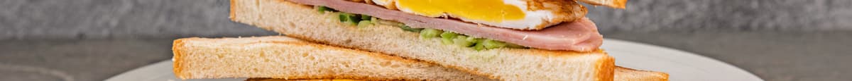 Toasted Ham & Egg Sandwich